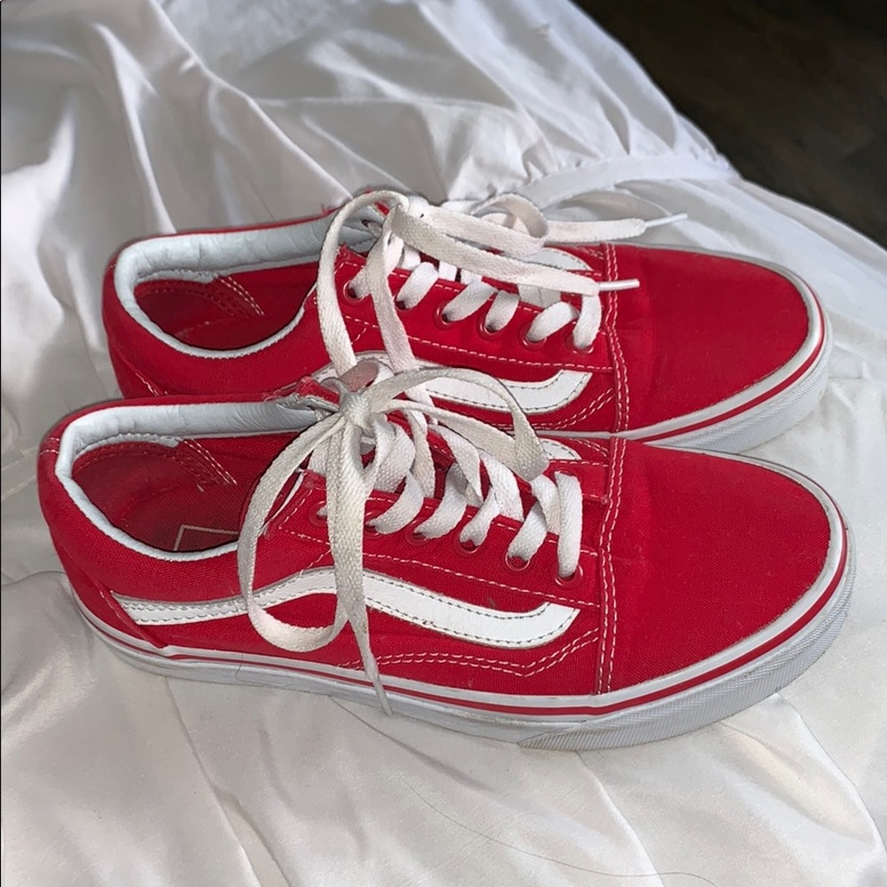 LIKE NEW!!!! RED VANS